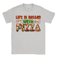 Moon Dust life is better with pizza Classic Tee - AdoDesignShop