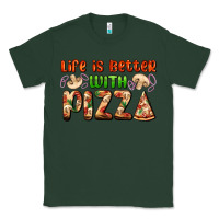 Sports Green life is better with pizza Classic Tee - AdoDesignShop