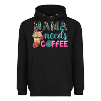 Black Mama Needs Coffee Bbs Heavyweight Hoodie - BundleAndBundleShop