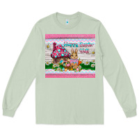 Matcha happy easter y'all  rabbit Long Sleeve Tee - BarkalooDesign