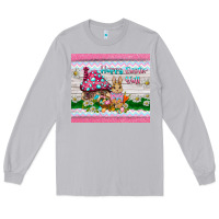 Moon Dust happy easter y'all  rabbit Long Sleeve Tee - BarkalooDesign