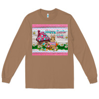 Toasted Coconut happy easter y'all  rabbit Long Sleeve Tee - BarkalooDesign