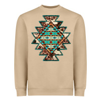 Mushroom cowhide leopard gemstone aztec Heavyweight Sweatshirt - JahusDesignShop