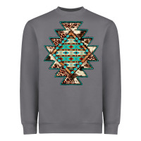 Storm cowhide leopard gemstone aztec Heavyweight Sweatshirt - JahusDesignShop