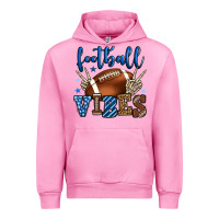 Fuchsia Pink Football vibes blue and grey team color Urban Hoodie - HowdyJamesFarm