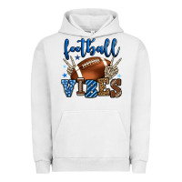 Pigment Lunar Rock Football vibes blue and grey team color Urban Hoodie - HowdyJamesFarm