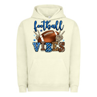 Pigment Pistachio Football vibes blue and grey team color Urban Hoodie - HowdyJamesFarm