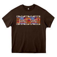 Chocolate Brown little miss america Heavy Core Tee - Artiststas