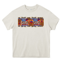 Cream little miss america Heavy Core Tee - Artiststas