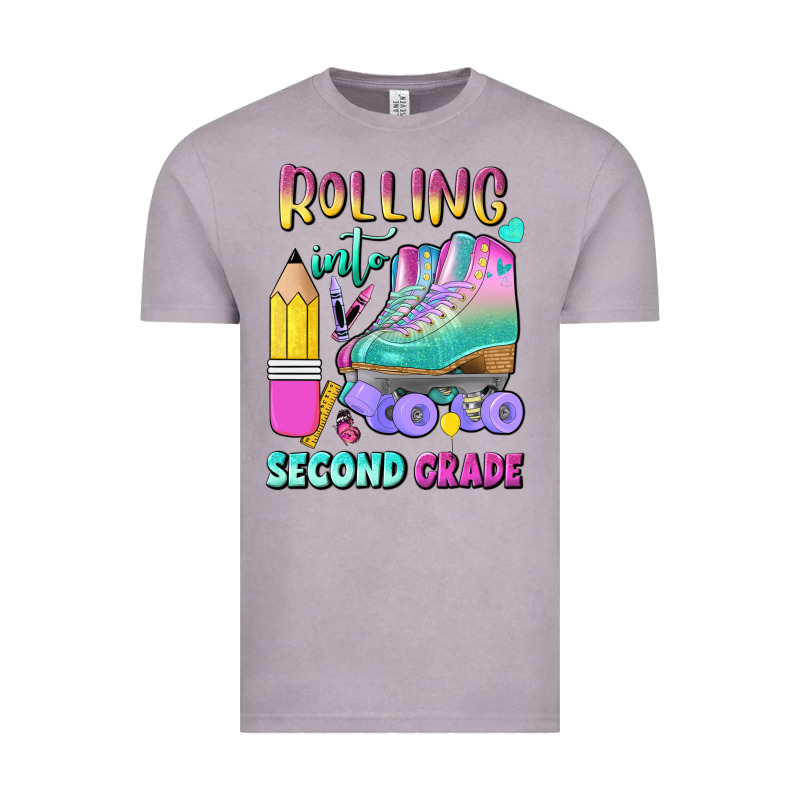 Rolling Into Second Grade Vintage Tee by BundleAndBundleShop | Teevron