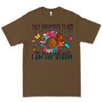 Cacao they whispered to her you can't withstand the stor Premium Tee - Zillion Design Studio