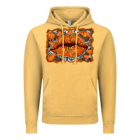 Vintage Mustard fall lips Vintage Hoodie - RacoonDesign