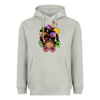 Moon Dust Beach Hair Afro Messy Bun Bbs Heavyweight Hoodie - BundleAndBundleShop