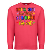 Cardinal celebrate pride with colorful text Premium Sweatshirt - LillyAllenDesigns