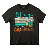 Asphalt lets go camping Heavy Core Tee - texasbilliewilder