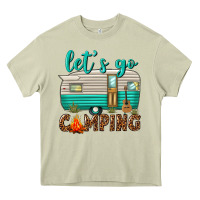 Mossy lets go camping Heavy Core Tee - texasbilliewilder