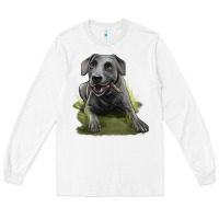 White Texas Blue Lacy Dog Long Sleeve Tee - LillyAllenDesigns