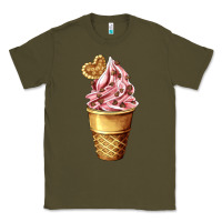 Army Green ice cream fast food Classic Tee - AdoDesignShop