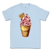 Dusty Blue ice cream fast food Classic Tee - AdoDesignShop