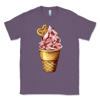 Lavender ice cream fast food Classic Tee - AdoDesignShop