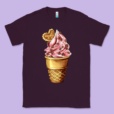 Ice Cream Fast Food Classic Tee Designed By Adodesignshop