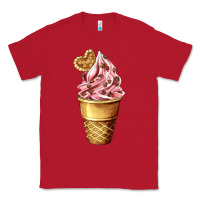 Red ice cream fast food Classic Tee - AdoDesignShop