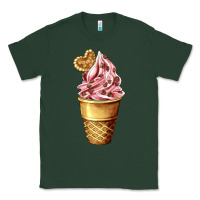 Sports Green ice cream fast food Classic Tee - AdoDesignShop