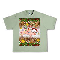 Oil Green christmas pig Urban Heavy Tee - Artiststas