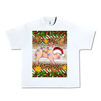 White christmas pig Urban Heavy Tee - Artiststas