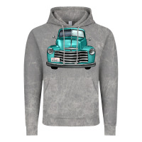 Cloud Rock western truck front view Vintage Hoodie - FaDigitalArtStudio