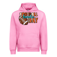 Fuchsia Pink Football kinda day Urban Hoodie - HowdyJamesFarm