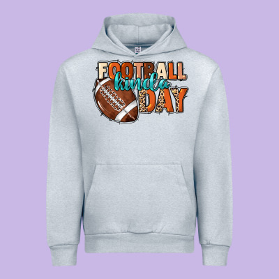 Football Kinda Day Urban Hoodie Designed By Howdyjamesfarm