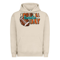Pigment French Oak Football kinda day Urban Hoodie - HowdyJamesFarm