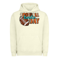 Pigment Pistachio Football kinda day Urban Hoodie - HowdyJamesFarm