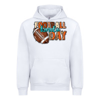 White Football kinda day Urban Hoodie - HowdyJamesFarm