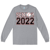 Heather Grey senior baseball Long Sleeve Tee - AdoDesignShop