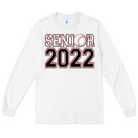 White senior baseball Long Sleeve Tee - AdoDesignShop