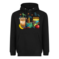 Black School Boy Coffee Cup Bbs Heavyweight Hoodie - BundleAndBundleShop