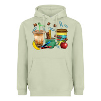 Matcha School Boy Coffee Cup Bbs Heavyweight Hoodie - BundleAndBundleShop