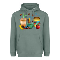 Sage School Boy Coffee Cup Bbs Heavyweight Hoodie - BundleAndBundleShop