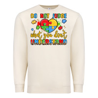 Sandshell puzzle heart inclusivity message Premium Sweatshirt - LillyAllenDesigns