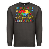 Smoke puzzle heart inclusivity message Premium Sweatshirt - LillyAllenDesigns