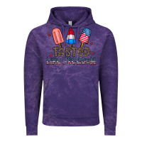 Cloud Purple tasted like freedom Vintage Hoodie - CowhideDigitalArt