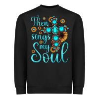 Black then sings my soul cross Heavyweight Sweatshirt - JahusDesignShop