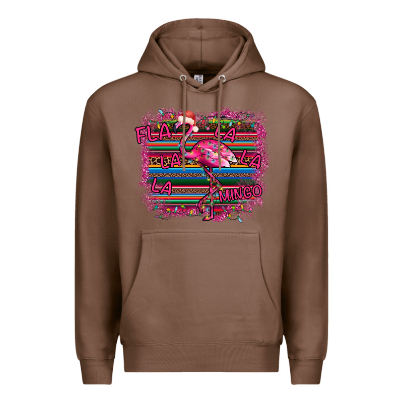 Flamingo Christmas Premium Hoodie by Bettercallsaul | Teevron