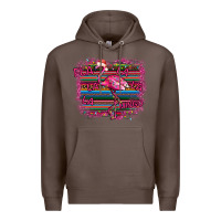 Coffee Flamingo Christmas Premium Hoodie - Bettercallsaul