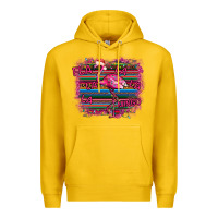 Lemon Flamingo Christmas Premium Hoodie - Bettercallsaul
