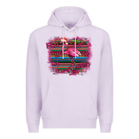 Lilac Flamingo Christmas Premium Hoodie - Bettercallsaul