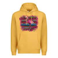 Mustard Flamingo Christmas Premium Hoodie - Bettercallsaul