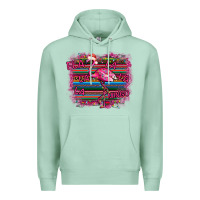Seafoam Flamingo Christmas Premium Hoodie - Bettercallsaul